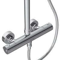 Товар: Душевая система Cersanit Brasko с термостатом Хром арт-64526 - фото 5 Душевая система Cersanit Brasko с термостатом Хром арт-64526 — фото 5, Душевые стойки