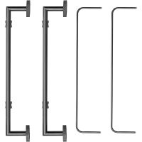 Стеклянная полка Allen Brau Priority Графит брашированный арт-6.31015-MG — фото 6, Полки для ванной и душа