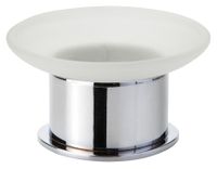 Мыльница Bemeta Omega Хром/Прозрачный арт-138108191 — фото 1, Мыльницы