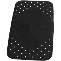 Коврик для ванны Ridder Plattfuss 38x72 Черный арт-67070 — фото 1, Коврики для ванной комнаты