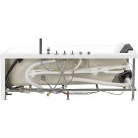 Акриловая ванна Ceruttispa С-403A L 170x80 с гидромассажем арт-10350 — фото 6, Акриловые ванны