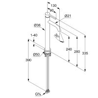 Товар: Смеситель для раковины Kludi Nova Fonte Pura Белый матовый арт-202985315 - фото 2 Смеситель для раковины Kludi Nova Fonte Pura Белый матовый арт-202985315 — фото 2, Смесители для раковины