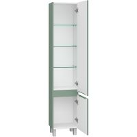 Шкаф пенал Brevita Victory 35 R Зеленый матовый арт-VIC-05035-080R — фото 3, Пеналы для ванной комнаты