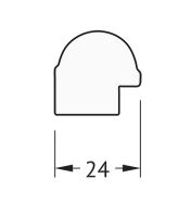Зеркало Evoform Definite 137х47 в багетной раме - Золотой бамбук 24 мм арт-BY 0712 — фото 5, Зеркала в ванную комнату