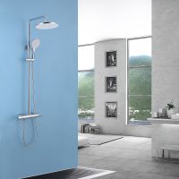 Товар: Душевая система Abber Emotion Хром арт-AF8816 - фото 2 Душевая система Abber Emotion Хром арт-AF8816 — фото 2, Душевые стойки