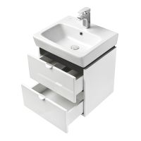 Тумба под раковину Aquaton Скай 50 подвесная Белый арт-1A238001SY010 — фото 3, Тумбы под раковину