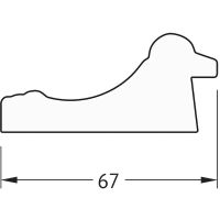 Зеркало Evoform Definite 76х56 в багетной раме - Состаренное золото 67 мм арт-BY 1001 — фото 5, Зеркала в ванную комнату