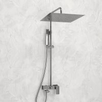 Душевая система WasserKRAFT Хром арт-A177.119.103.087.CH — фото 2, Душевые стойки