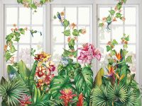 Товар: Фреска Ortograf Цветы 21114 Фактура бархат FX Флизелин (3,6*2,7) Разноцветный, Цветы/Листья/Птицы арт-21114 (бархат FX) - фото 2 Фреска Ortograf Цветы 21114 Фактура бархат FX Флизелин (3,6*2,7) Разноцветный, Цветы/Листья/Птицы арт-21114 (бархат FX) — фото 2, Фрески