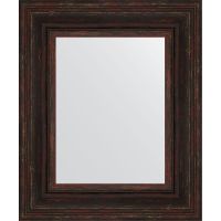 Зеркало Evoform Definite 59х49 в багетной раме - Темный прованс 99 мм арт-BY 3030 — фото 1, Зеркала в ванную комнату
