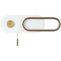 Товар: Настенный светильник Artelamp Lucas Белый Золото арт-A2602AP-10WH - фото 1 Настенный светильник Artelamp Lucas Белый Золото арт-A2602AP-10WH — фото 1, Бра