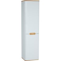 Шкаф пенал Vitra Sento 40 R подвесной с бельевое корзиной Белый матовый арт-60842 — фото 1, Пеналы для ванной комнаты