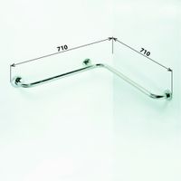 Товар: Поручень Bemeta Help Нержавеющая сталь арт-301102032 - фото 2 Поручень Bemeta Help Нержавеющая сталь арт-301102032 — фото 2, Поручни для ванной