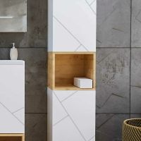 Ниша для пенала Бриклаер Кристалл 35 Дуб Бунратти арт-4627125415852 — фото 2, Полки