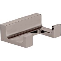 Двойной крючок Rav Slezak Nil Серый металлик глянцевый арт-NLA0102MGL — фото 1, Крючки для полотенец