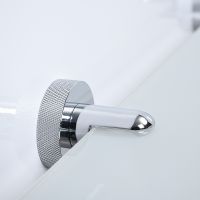 Товар: Стеклянная полка WasserKRAFT Mosel Хром арт-K-46624 - фото 4 Стеклянная полка WasserKRAFT Mosel Хром арт-K-46624 — фото 4, Полки для ванной и душа