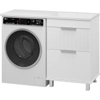 Тумба под раковину Brevita Enfida 120 Белая матовая арт-ENF-07060-012Я — фото 1, Тумбы под раковину