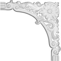 Угловой элемент Европласт 320x23x320 мм арт-1.52.375 — фото 1, Молдинги