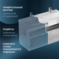 Тумба под раковину AM.PM Func 120 подвесная Белая глянцевая арт-M8FFUX1201WG — фото 5, Тумбы под раковину