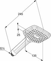Душевая система Kludi Pure Style Хром арт-406300575 — фото 15, Встраиваемые душевые комплекты