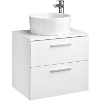 Тумба под раковину Roca Victoria 60 подвесная Белый глянец арт-A857468806 — фото 5, Тумбы под раковину