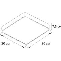 Потолочный светильник Artelamp Cosmopolitan Белый Золото арт-A7210PL-2GO — фото 2, Накладные светильники