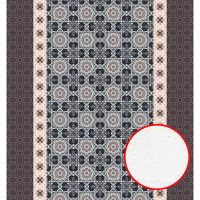 Фреска Ortograf Arabesque 33453 Фактура бархат FX Флизелин (2,8*3) Черный/Бежевый/Серый, Орнамент арт-33453 (бархат FX) — фото 1, Фрески