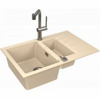 Кухонная мойка Alveus Granital Cadit 70 Terra G22 790x500 Песчаная арт-1131358 — фото 2, Кухонные мойки