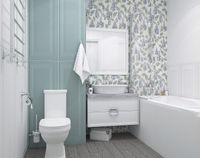 Керамическая плитка Kerama Marazzi Монфорте белый матовый обрезной настенная 40х120 см арт-14010R — фото 4, Керамическая плитка