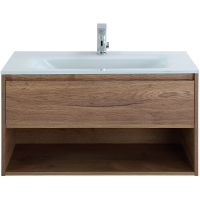 Тумба под раковину BelBagno Kraft 100 подвесная Rovere Tabacco арт-KRAFT-1000-1C-SO-RT — фото 3, Тумбы под раковину