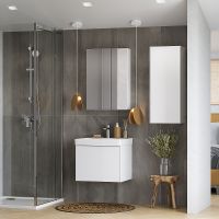 Товар: Подвесной шкаф Aquaton Асти 35 Белый арт-1A262903AX2B0 - фото 5 Подвесной шкаф Aquaton Асти 35 Белый арт-1A262903AX2B0 — фото 5, Шкафы для ванной