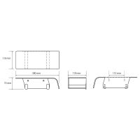 Держатель туалетной бумаги Bemeta Organic Black Черный матовый арт-167112160 — фото 2, Держатели туалетной бумаги