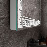 Зеркало Континент Apollo 800х900 с подсветкой с сенсорным выключателем арт-ЗЛП1033 — фото 6, Зеркала в ванную комнату