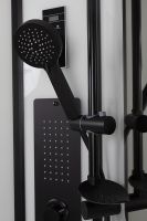 Товар: Душевая кабина Niagara Premium 90x90 NG-6901-01GD Black с гидромассажем арт-69010134GDBLACK - фото 11 Душевая кабина Niagara Premium 90x90 NG-6901-01GD Black с гидромассажем арт-69010134GDBLACK — фото 11, Душевые кабины