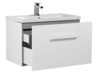 Тумба с раковиной Aquanet Порто 80 подвесная Белая арт-212577 — фото 3, Тумбы с раковиной