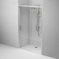 Душевая дверь AM.PM Gem 120 профиль Хром матовый стекло прозрачное арт-W90G-120-1-195MT — фото 2, Раздвижные душевые двери