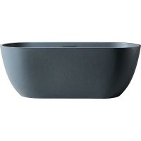 Ванна из искусственного камня Abber Frankfurt 170x75 Серая без гидромассажа арт-AM9941G — фото 2, Ванны из искусственного камня