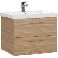 Тумба под раковину Cersanit Lara 60 подвесная Орех арт-64134 — фото 1, Тумбы под раковину