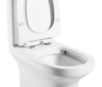 Унитаз компакт Agger с бачком и сиденьем Микролифт арт-AT04000 — фото 4, Напольные унитазы