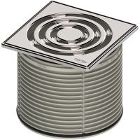 Решетка для душевого трапа Tece Drainpoint S 11x11 Полированная нержавеющая сталь арт-3660002 — фото 1, Решетки для лотков и трапов