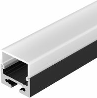 Профиль алюминиевый Arlight накладной Черный арт-027993 — фото 1, Профили для светодиодных лент