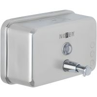 Товар: Диспенсер для жидкого мыла Nofer Inox Матовая нержавеющая сталь арт-03042.S - фото 1 Диспенсер для жидкого мыла Nofer Inox Матовая нержавеющая сталь арт-03042.S — фото 1, Диспенсеры для жидкого мыла
