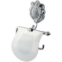 Держатель туалетной бумаги Migliore Cleopatra с крышкой Хром арт-16654 — фото 1, Держатели туалетной бумаги