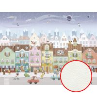 Фреска детская Ortograf Little Friends 34351 Фактура флок FLK Флизелин (4*3) Разноцветный, Мультимедия арт-34351 (флок FLK) — фото 1, Фрески