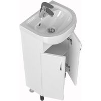 Товар: Тумба под раковину СанТа Сити 40 Белый арт-101203 - фото 2 Тумба под раковину СанТа Сити 40 Белый арт-101203 — фото 2, Тумбы под раковину