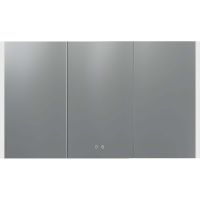 Зеркальный шкаф Aquatek 120 с подсветкой Хром арт-AQ7129-MLC — фото 2, Зеркальные шкафы в ванную