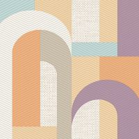 Обои Andrea Rossi Gallinara Винил на флизелине (1,06*10,05) Разноцветный, Геометрия/Абстракция арт-54318-5 — фото 1, Обои для стен