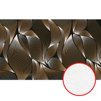 Фреска Ortograf Forma 32690 Фактура бархат FX Флизелин (4,5*2,7) Черный/Золото/Белый, Абстракция арт-32690 (бархат FX) — фото 1, Фрески