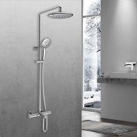 Товар: Душевая система Vincea Desire с термостатом Хром арт-VSFS-1D1TCH - фото 5 Душевая система Vincea Desire с термостатом Хром арт-VSFS-1D1TCH — фото 5, Душевые стойки