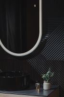 Зеркало Silver Mirrors Виола-ТХ 60 с подсветкой Белое с сенсорным выключателем и диммером арт-LED-00002695 — фото 4, Зеркала в ванную комнату